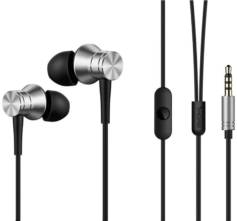 Наушники Xiaomi 1MORE E1009 Piston Fit Mic Silver 1 Наушники Xiaomi 1MORE E1009 Piston Fit Mic Silver 1