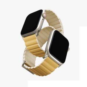 Ремешок Uniq Revix Premium для Apple Watch 41/40/38 цвет Желтый/Слоновая Кость 1