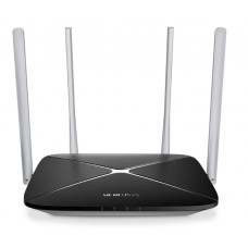 Mercusys AC12 Двухдиапазонный Wi‑Fi роутер 867 Мбит/с AC1200 4 Антенны Черный 1