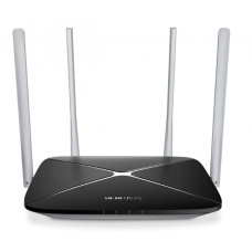 Mercusys AC12 Двухдиапазонный Wi‑Fi роутер 867 Мбит/с AC1200 4 Антенны Черный 1