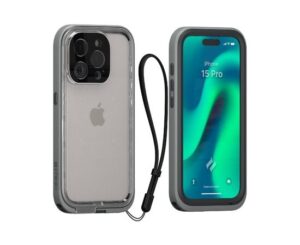 Водонепроницаемый чехол Catalyst Total Protection Case for iPhone 15 pro Max 6.7" Titanium Gray 1