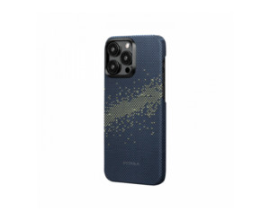 Чехол PITAKA Fusion Weaving MagEZ Case 4 для iPhone 15 Pro 6.1", принт млечный путь (Milky way galax 1