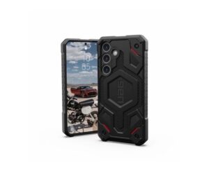 Чехол Uag Monarch PRO для Samsung Galaxy S24 совместим с MagSafe, Кевлар  (Kevlar-Black) 1