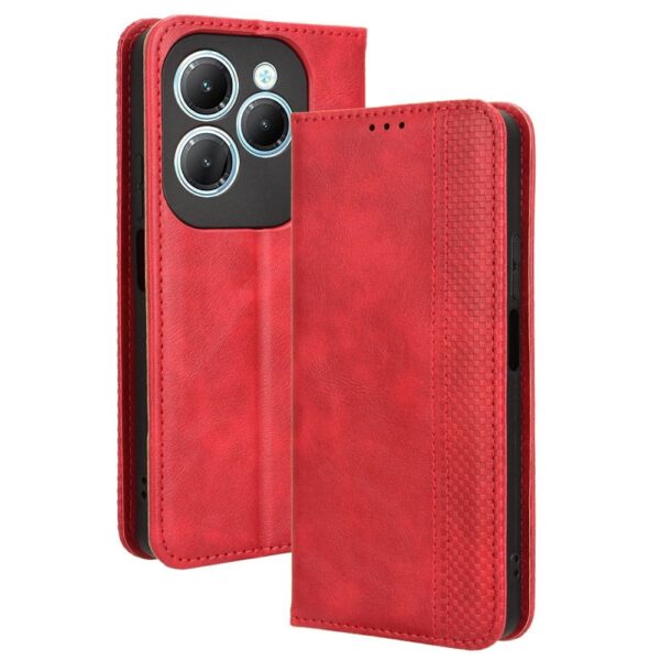 Чехол-книжка Premium Infinix Hot 40/Hot 40 Pro Красный 1
