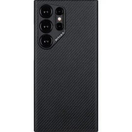 Чехол PITAKA MagEZ Case 4 для Samsung S24 Ultra, черный/серый (Black/Grey Twill) 1