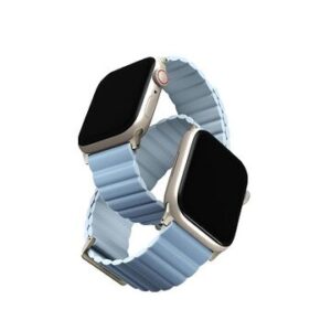 Ремешок Uniq Revix Premium для Apple Watch 41/40/38 цвет Белый/Нежно голубой 1