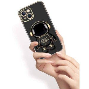 Чехол Volumetric Cosmonaut с подставкой для iPhone 14 Pro Max, Black 1