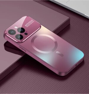 Чехол на Iphone 14 Plus AG-Case MagSafe-Rose Gold 1