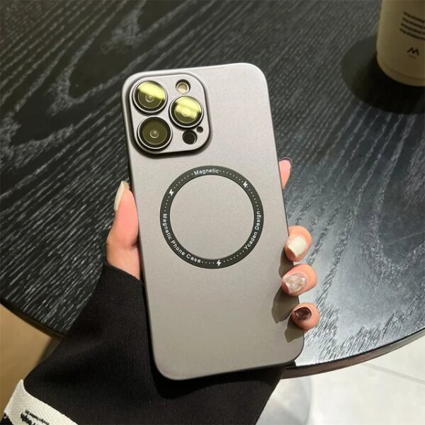 Чехол на Iphone 14 Pro Max AG-Case MagSafe-Grey 1