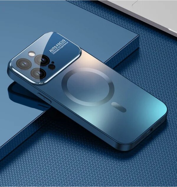 Чехол на Iphone 14 Pro Max AG-Case MagSafe-Dark Blue 1