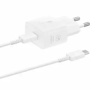Сетевое зарядное устройство Samsung EP-T2510 + кабель USB Type-C, 25 Вт, белый 1