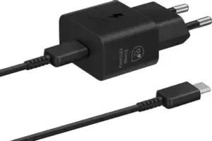 Сетевое зарядное устройство Samsung EP-T2510 + кабель USB Type-C, 25 Вт, черный 1