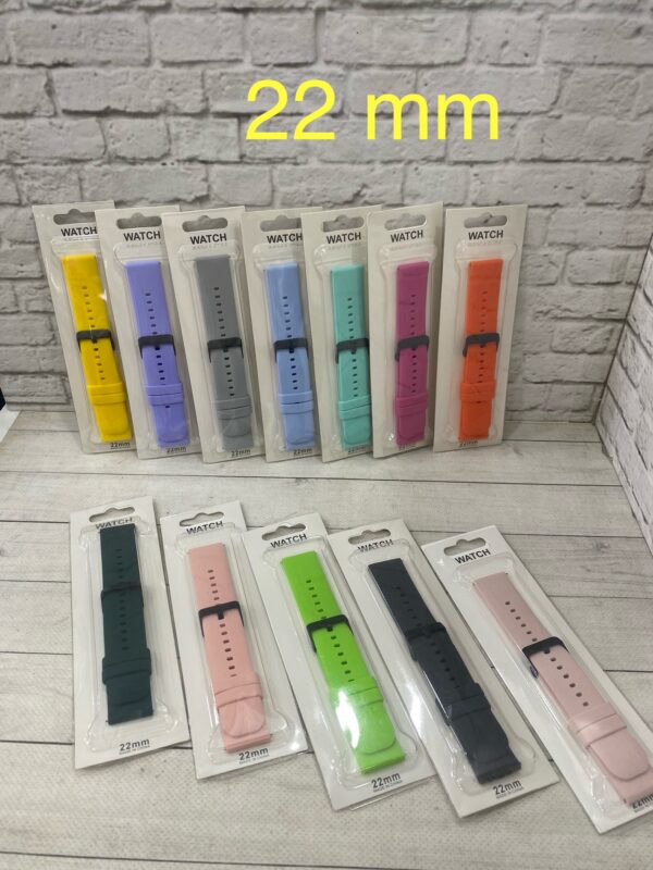 Ремешок Silicon (пряжка) 22mm Красный 1
