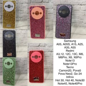 Чехол Swarovski Tecno Camon 20 Белый/Золотой 1