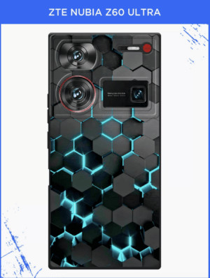 Силиконовый чехол на ZTE Nubia Z60 Ultra с принтом Neon 1