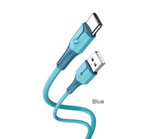 Кабель USB/Micro Jokade JA026 Silicon Blue 1