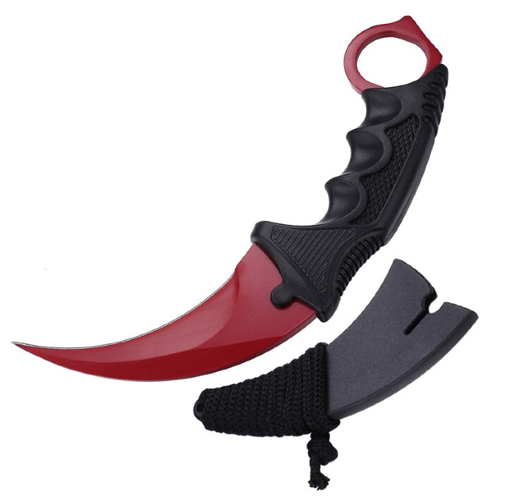 Нож складной Патриот PT-TRK12 (Керамбит, красный) 1 Нож складной Патриот PT-TRK12 (Керамбит, красный) 1