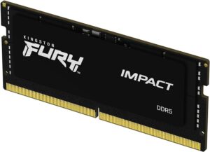 ОЗУ Kingston Fury Impact (KF548S38IB-16) 16GB PC-38400 DDR5-4800 SODIMM Black CL-38 1