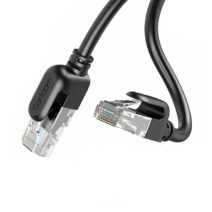 Патч-корд литой Earldom NW1, RJ45, 10м, черный 1