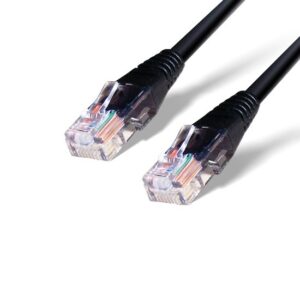Патч-корд литой Earldom NW1, RJ45, 3м, черный 1