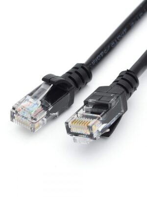 Патч-корд литой Earldom, RJ45, 2м, черный 1