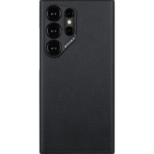Чехол PITAKA MagEZ Case 4 для Samsung S24 черный/серый (Black/Grey Twill) 1