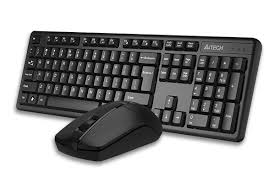 Комплект беспр A4Tech 3330N (клавиатура+мышь)black 1