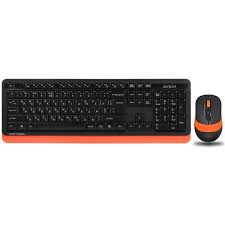 Комплект беспр A4Tech Fstyler FG1010 black/orange 1