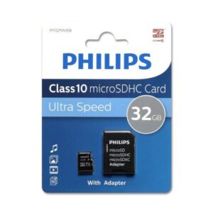 Флэш-карты Philips microSDHC 32GB Class 10 (SD адапт) 1