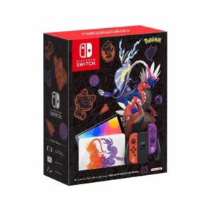 Игровая приставка Nintendo Switch OLED 64 ГБ, Pokemon Scarlet & Violet Edition (чип+sd 128Gb+ игры) 1