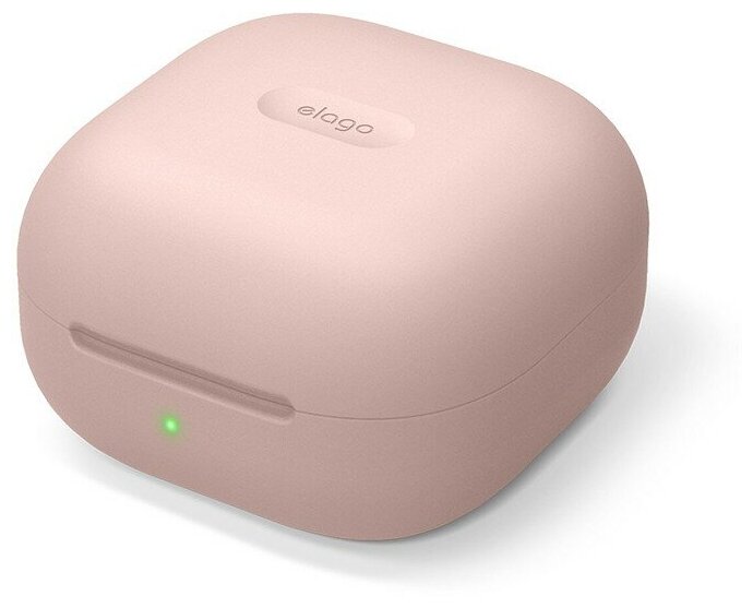 Чехол Elago для Galaxy Buds 2/Live/Pro Silicone case Sand Pink 1 Чехол Elago для Galaxy Buds 2/Live/Pro Silicone case Sand Pink 1