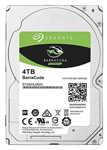 HDD Seagate Original Sata3 4Tb ST4000LM024 Momentus (5400rpm) 128Mb 2.5" 1 HDD Seagate Original Sata3 4Tb ST4000LM024 Momentus (5400rpm) 128Mb 2.5" 1