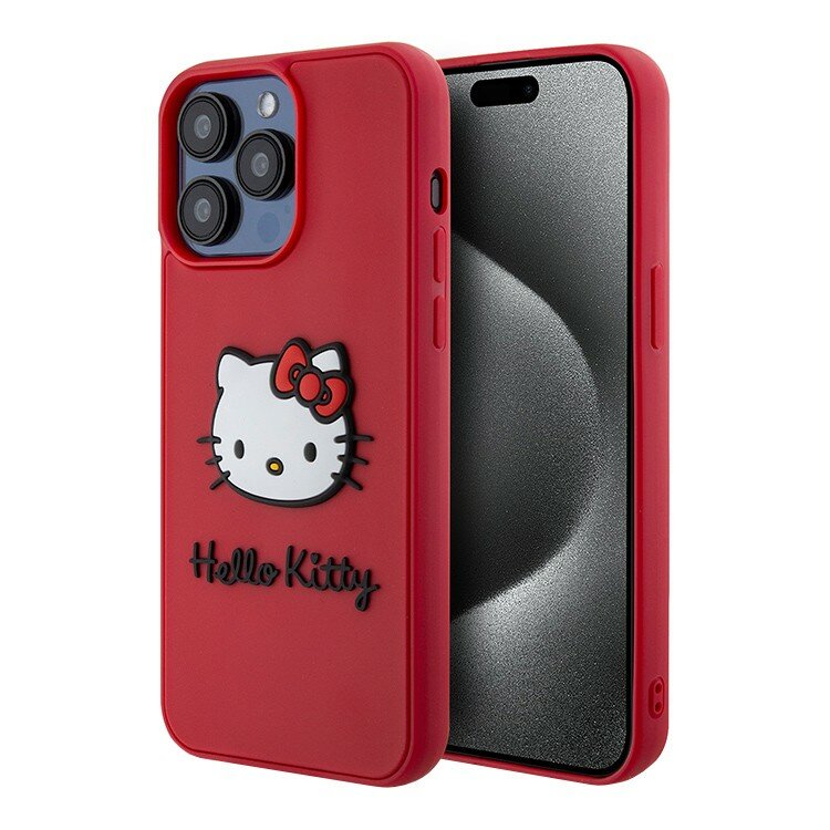 Hello Kitty для iPhone 15 Pro Max чехол 3D Rubber Kitty Head Hard Magenta 1 Hello Kitty для iPhone 15 Pro Max чехол 3D Rubber Kitty Head Hard Magenta 1