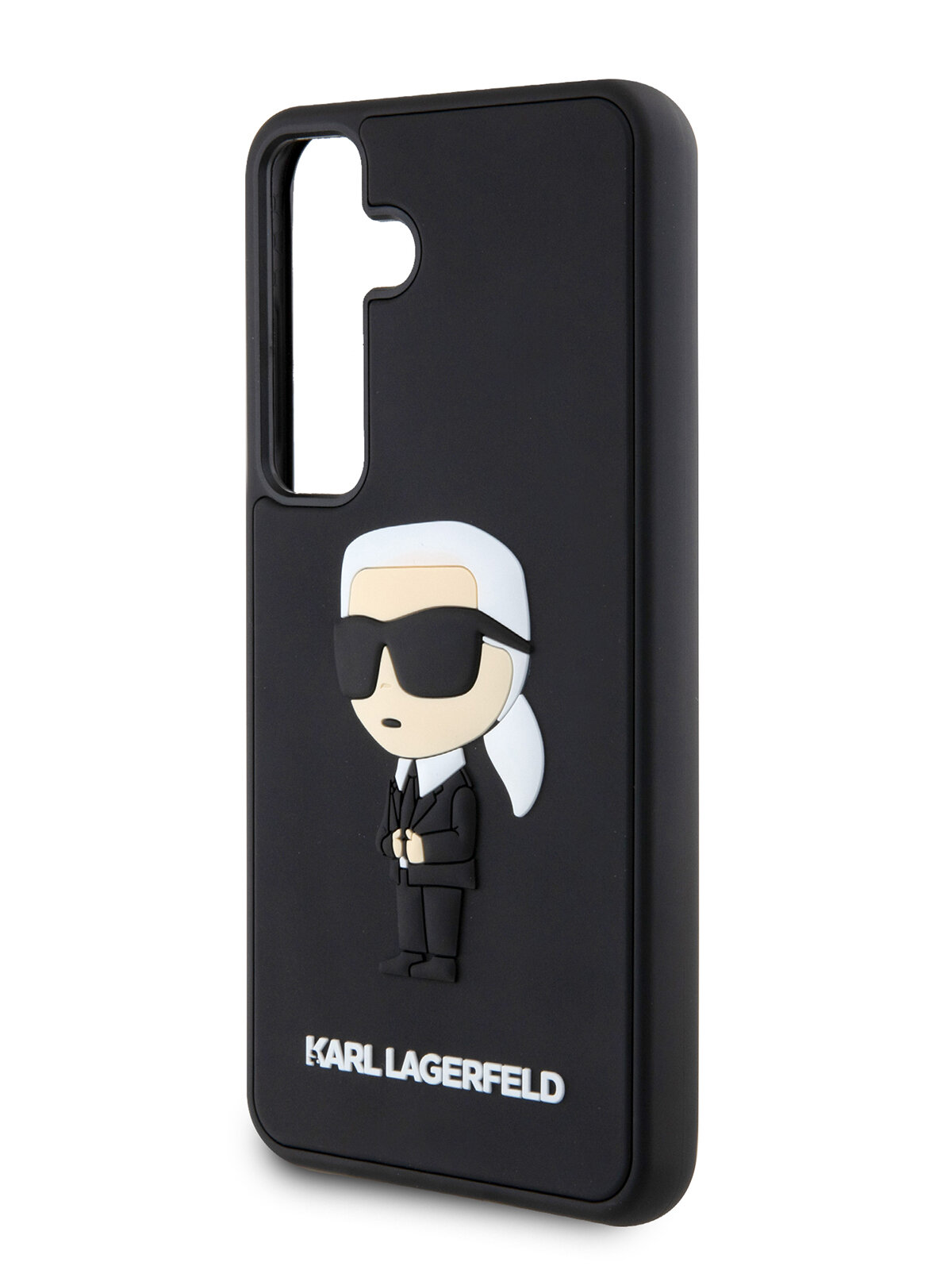 Lagerfeld для Galaxy S24 чехол 3D Rubber NFT Karl Ikonik Hard Black 1 Lagerfeld для Galaxy S24 чехол 3D Rubber NFT Karl Ikonik Hard Black 1