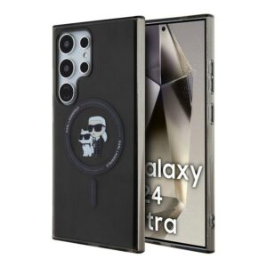 Lagerfeld для Galaxy S24 Ultra чехол PC/TPU NFT Choupette Hard Translucent Pink 1