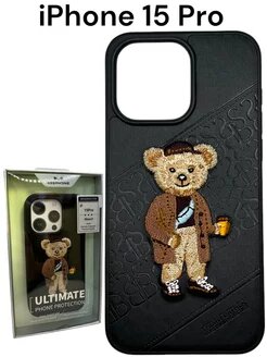 Накладка Keephone Exotic Python Leather case KP-MC0066 для iPhone 15 black 1