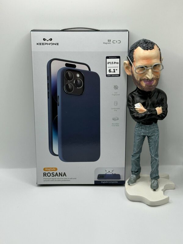 Накладка Keephone Exotic Python Leather case KP-MC0066 для iPhone 15Pro blue 1