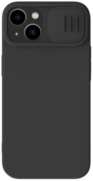 Nillkin для iPhone 14 чехол CamShield Silky Silicone Elegant Black 1