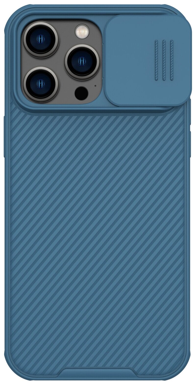 Nillkin для iPhone 14 Pro чехол CamShield Pro Blue 1 Nillkin для iPhone 14 Pro чехол CamShield Pro Blue 1