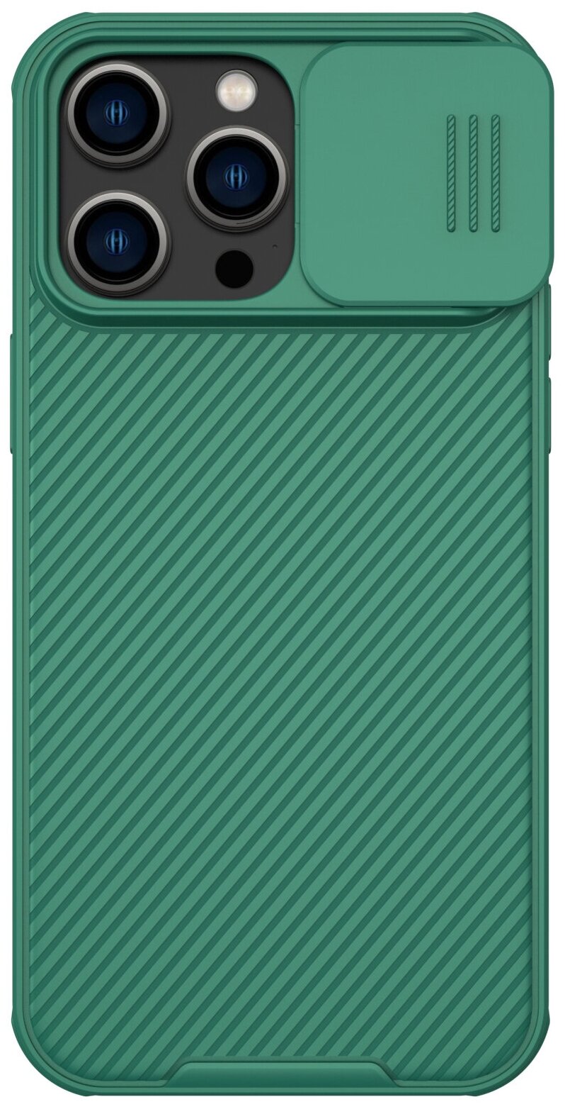 Nillkin для iPhone 14 Pro чехол CamShield Pro Deep Green 1 Nillkin для iPhone 14 Pro чехол CamShield Pro Deep Green 1