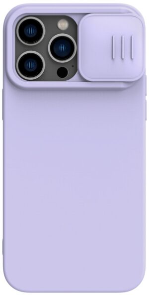 Nillkin для iPhone 14 Pro Max чехол CamShield Silky Magnetic Silicone Misty Purple 1
