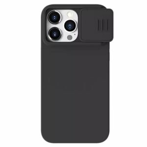 Nillkin для iPhone 15 Pro Max чехол CamShield Silky Silicone Classic Black 1