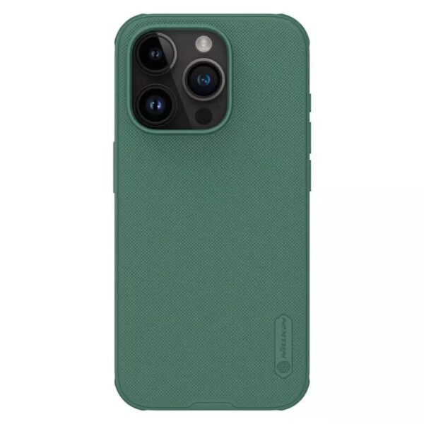 Nillkin для iPhone 15 Pro Max чехол Frosted Shield Pro Deep green 1
