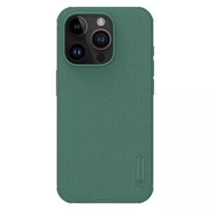 Nillkin для iPhone 15 Pro Max чехол Frosted Shield Pro Magnetic Deep Green 1