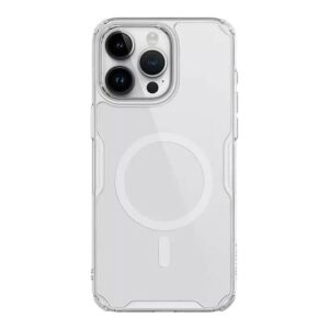 Nillkin для iPhone 15 Pro Max чехол Nature TPU Pro Magnetic White 1