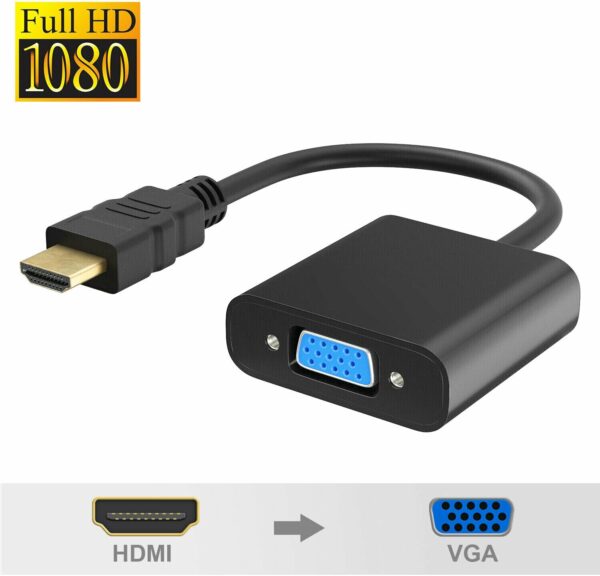 Орбита OT-AVW23 видео переходник ( штекер HDMI - гнездо VGA) 1