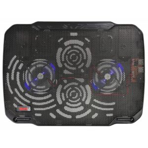 Подставка для ноутбука до 15,6" Buro BU-LCP156-B208 Black, 2 вентилятора: 80 мм, поток: 78.35 CFM, у 1 Подставка для ноутбука до 15,6" Buro BU-LCP156-B208 Black, 2 вентилятора: 80 мм, поток: 78.35 CFM, у 1