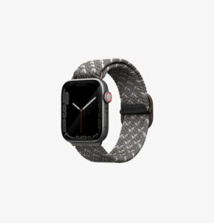 Ремешок Uniq для Apple Watch 45/44/42 mm ASPEN Design strap Braided Pebble grey 1