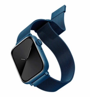 Ремешок Uniq для Apple Watch 45/44/42 mm Dante Strap Mesh Steel Cobalt blue 1