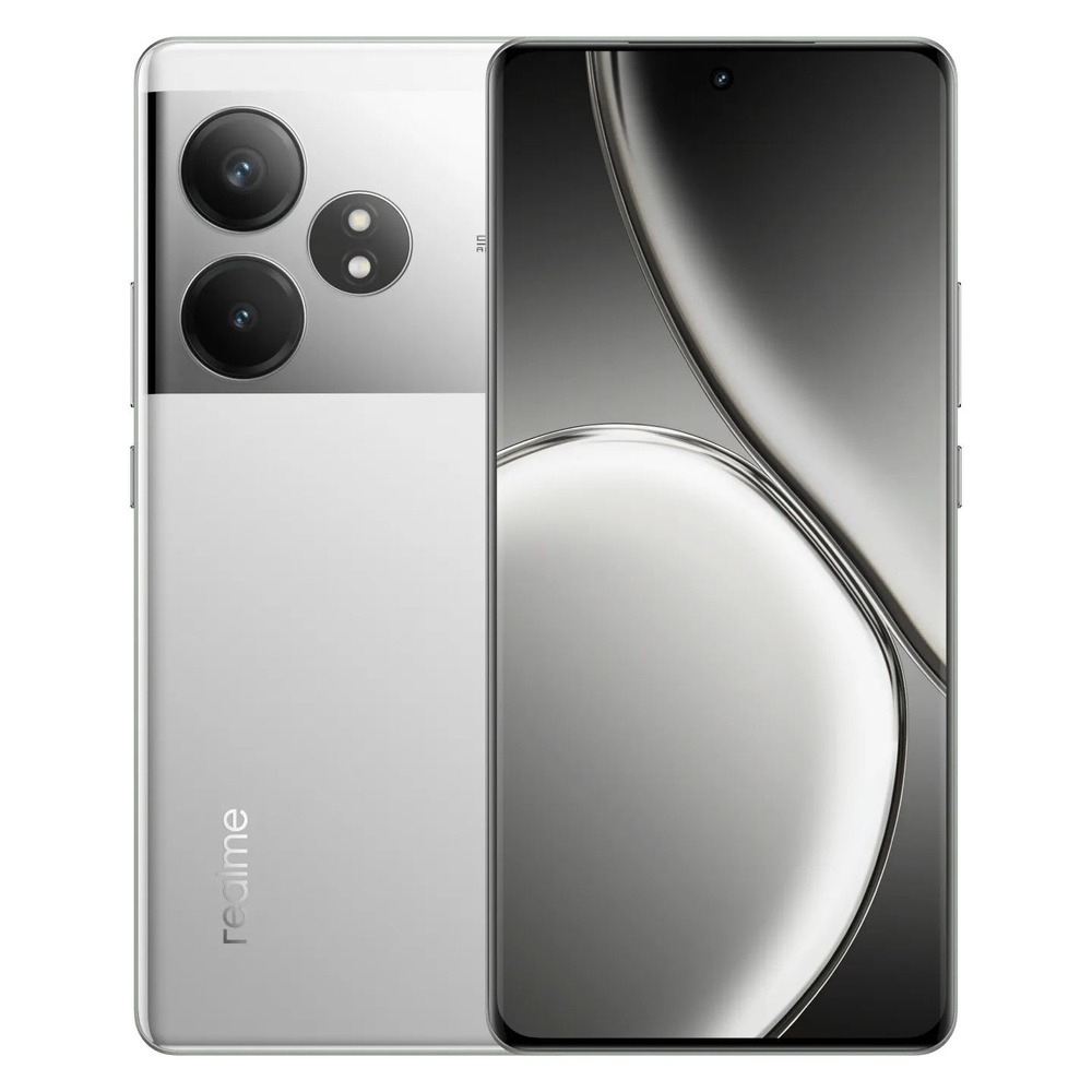 Смартфон Realme GT 6T 8/256Gb Зеркальный серебряный 1 Смартфон Realme GT 6T 8/256Gb Зеркальный серебряный 1